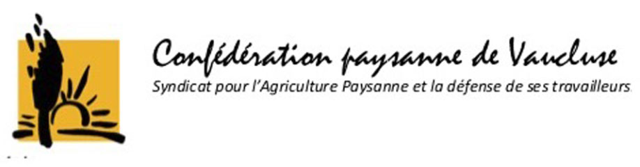 confederation paysanne du vaucluse